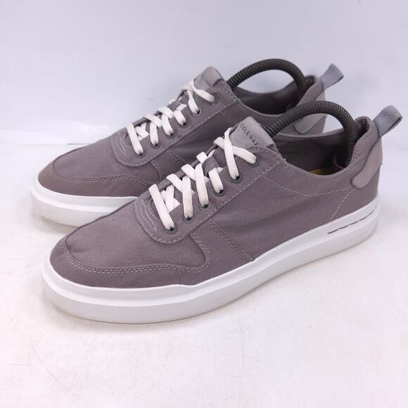 Cole Haan GrandPro Rally Lace Up Shoe Mens Size 7 C34740 Gray White - Picture 1 of 10